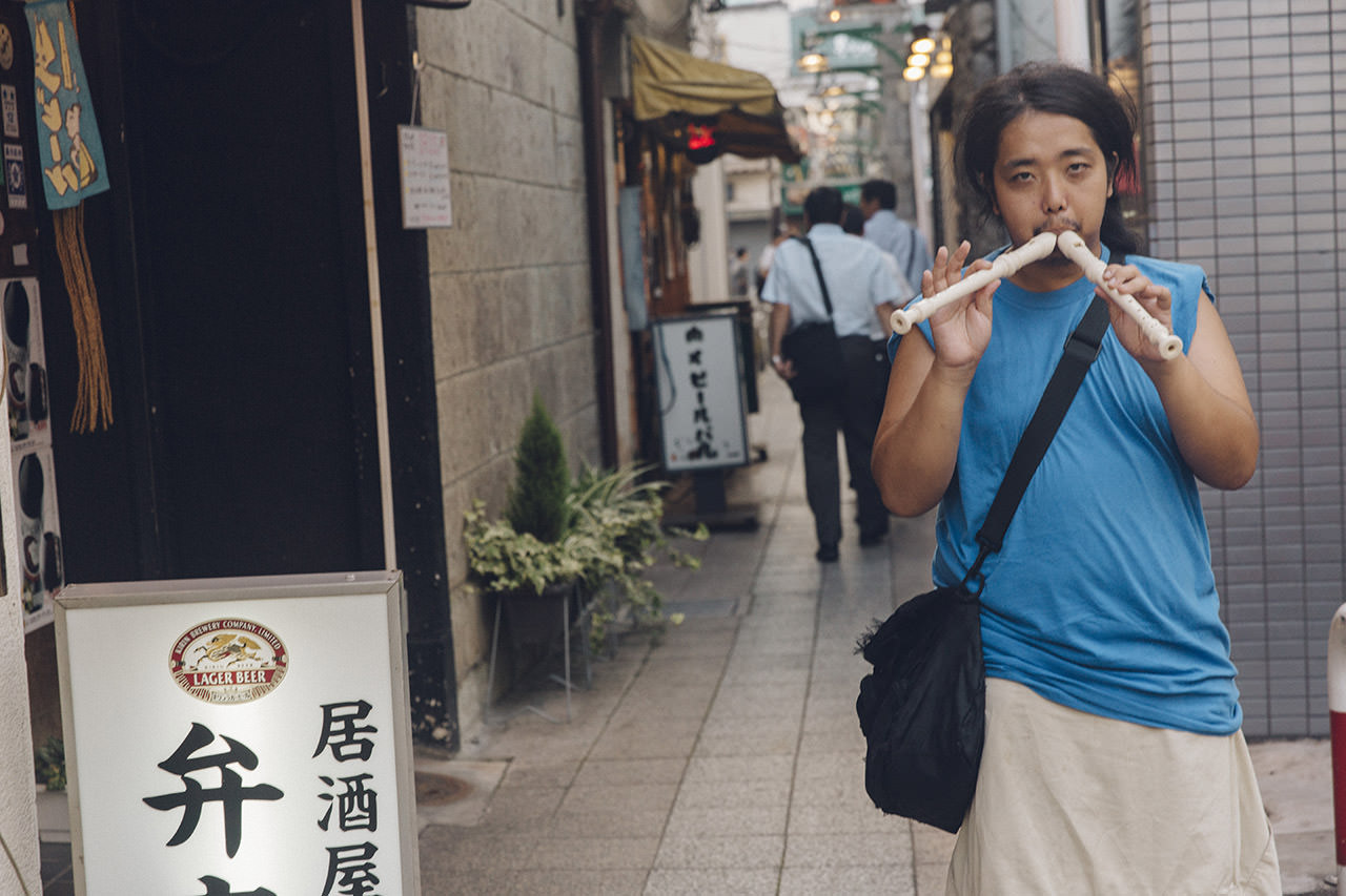 渋谷 リコーダー おじさん